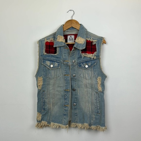 UNIF Denim Vest - Picture 2 of 5